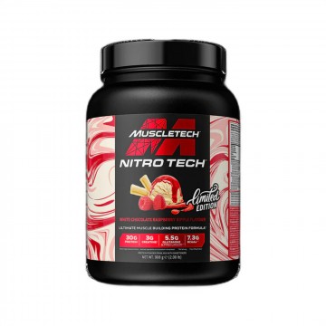 Nitro Tech Whey Protein - 908g - White Chocolate Raspberry Limited Edition - 2