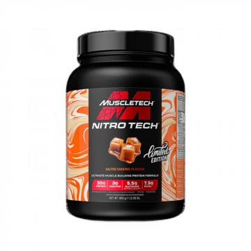 Nitro Tech Whey Protein - 908g - Salted Caramel Limited Edition - 2