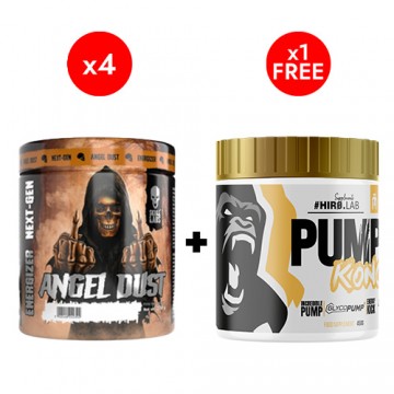 Angel Dust - 270g - Fruit Massage x4 + Pump Kong - 450g - Bubble Gum x1 - 2