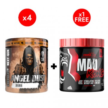 Angel Dust - 270g - Fruit Massage x4 + Mad Kong - 300g - Grapefruit x1 - 2