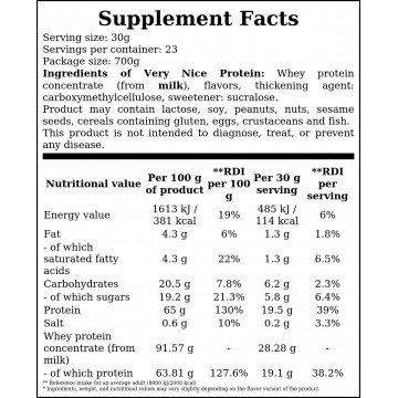 Very Nice Protein - 700g - Delicious - 2