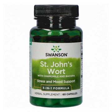 ST. John's Wort 3-In-1 Formula - 60caps. - Sale - 2