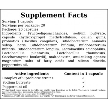 Psychobiotyk IBS - 20caps. - 2