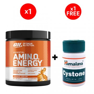 Amino Energy - 270g - Orange Cooler + Cystone - 100tabs. - 2