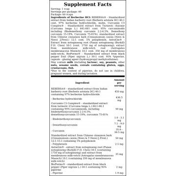 Berberine HCL 450mg - 60vcaps. x24 - 2