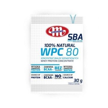 100% Natural WPC 80 SBA - 30g - Natural (12pce per box)